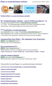 auslandsinkasso weltweit