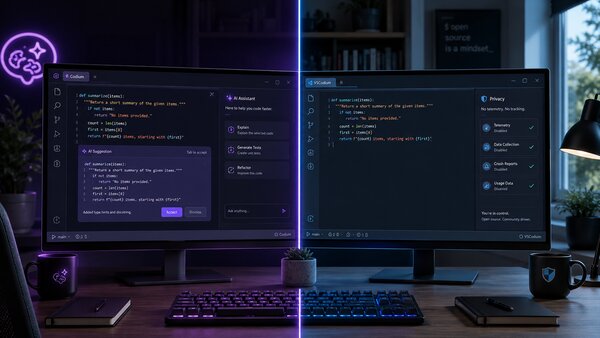VSCodium VSCodium als quelloffene Entwicklungsumgebung für Programmierung und Softwareentwicklung