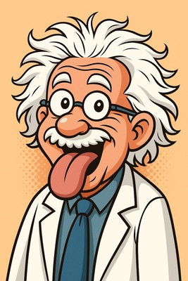 einstein zunge Albert Einstein steckt nun dem CERN die Zunge raus